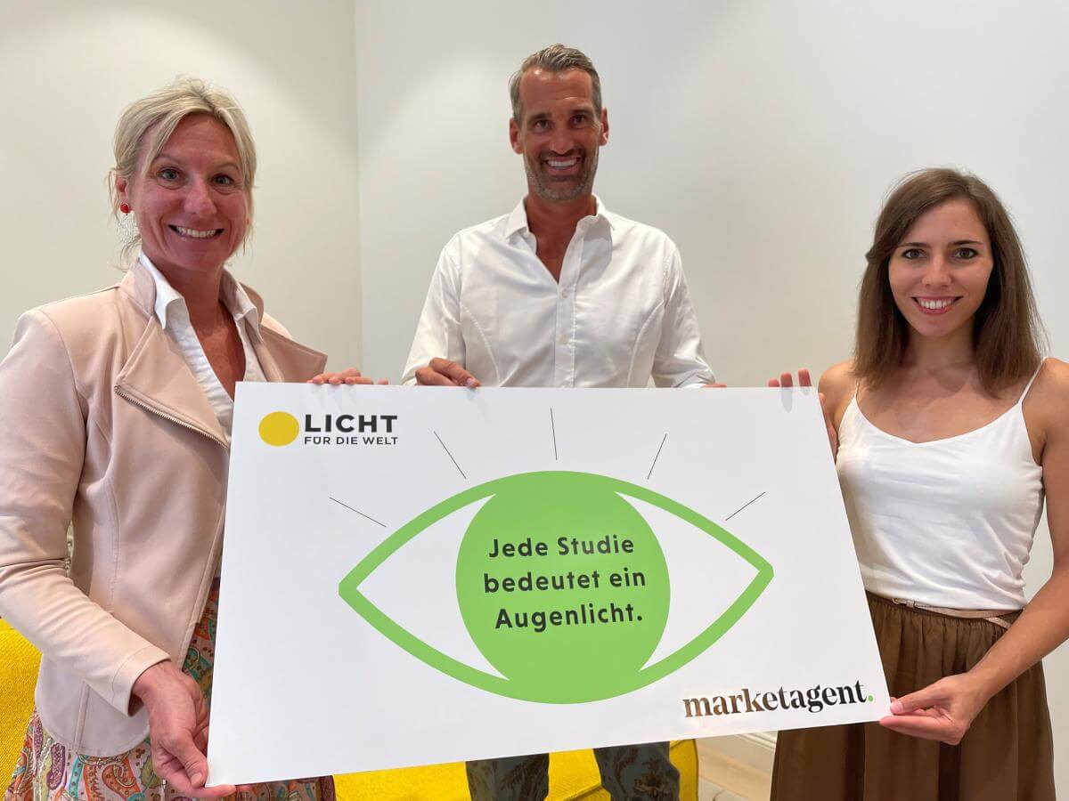Seit dem 1. Juli 2021 rettet das Markt- und Meinungsforschungsinstitut Marketagent mit jedem beauftragten Research Projekt ein Augenlicht.