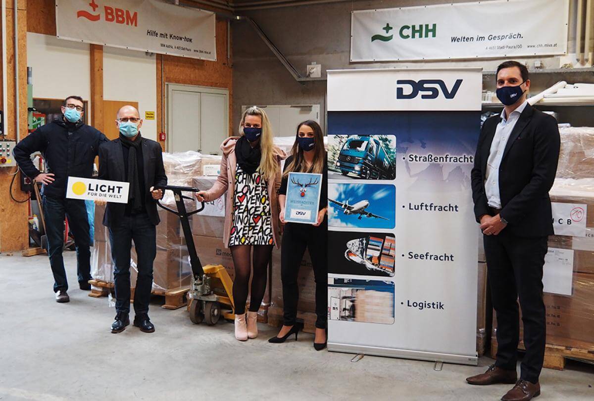 Das Logistikunternehmen DSV ermöglicht mit Qatar Airways den Transport dringend benötigter Ausrüstung von Österreich nach Mosambik kostenfrei, um dort die medizinische Versorgung auch während der Pandemie sicherzustellen.