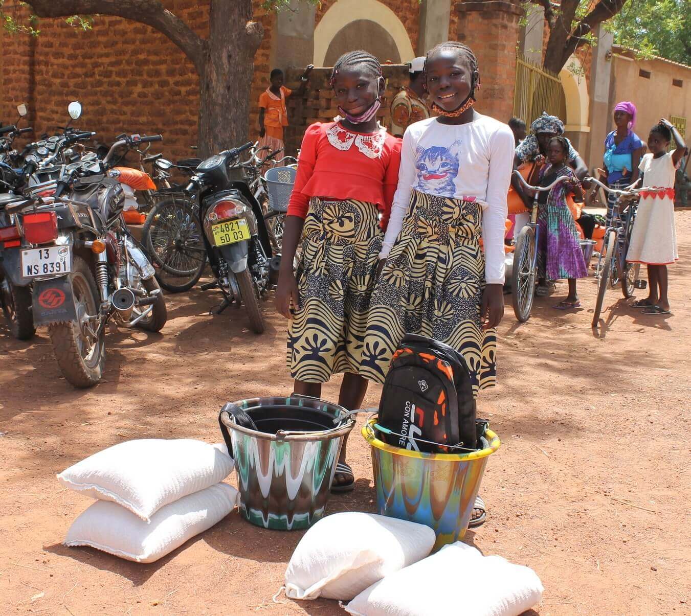 Conflict-displaced pupils in Burkina Faso get chance to continue